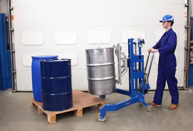 STS Corner Drum Lifting Trolley (Weigh Scales)