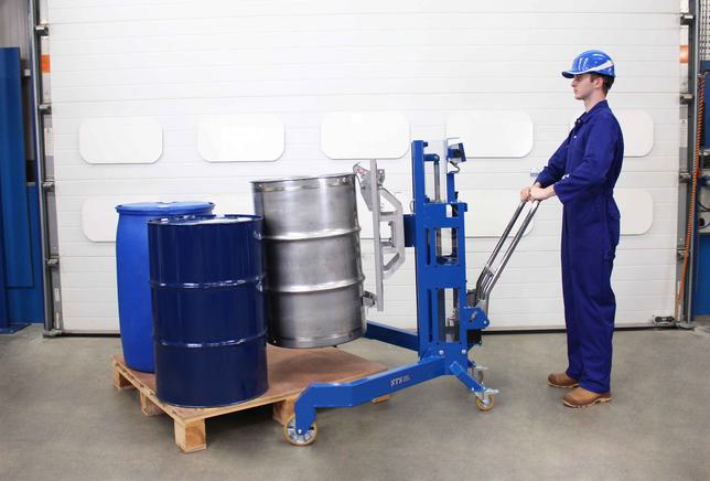 STS Corner Drum Lifting Trolley (Weigh Scales)