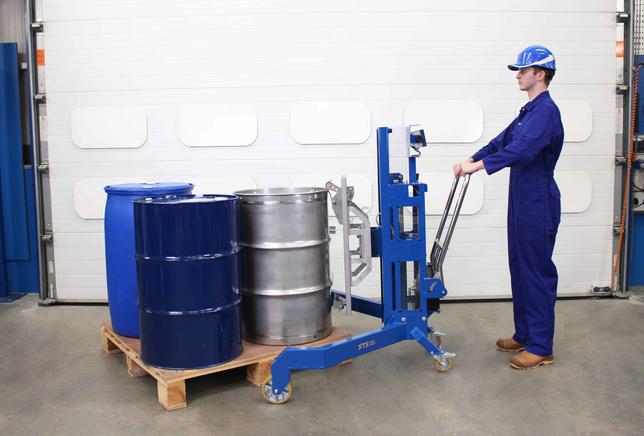STS Corner Drum Lifting Trolley (Weigh Scales)
