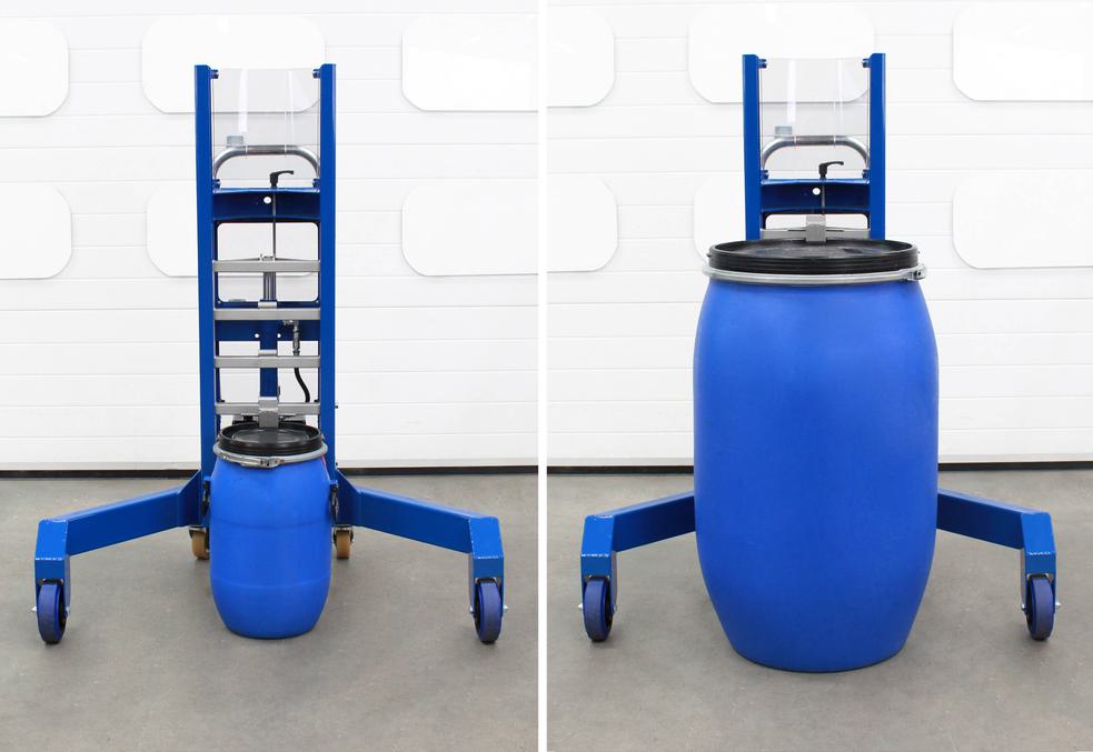 STS Corner Drum Lifting Trolley (Weigh Scales)