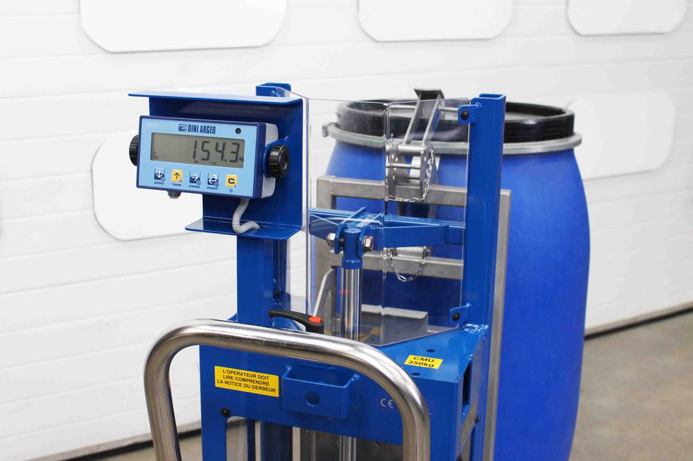 STS Corner Drum Lifting Trolley (Weigh Scales)