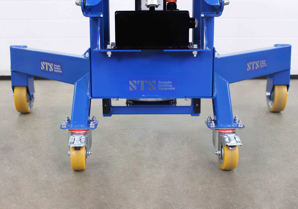 STS Corner Drum Lifting Trolley