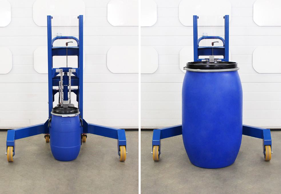 STS Corner Drum Lifting Trolley