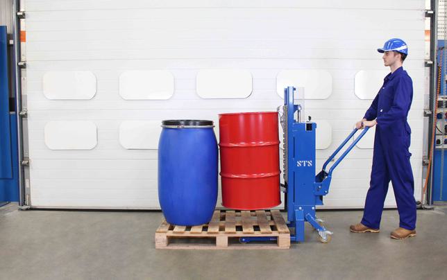 STS Euro Pallet Hydraulic Drum Lifter