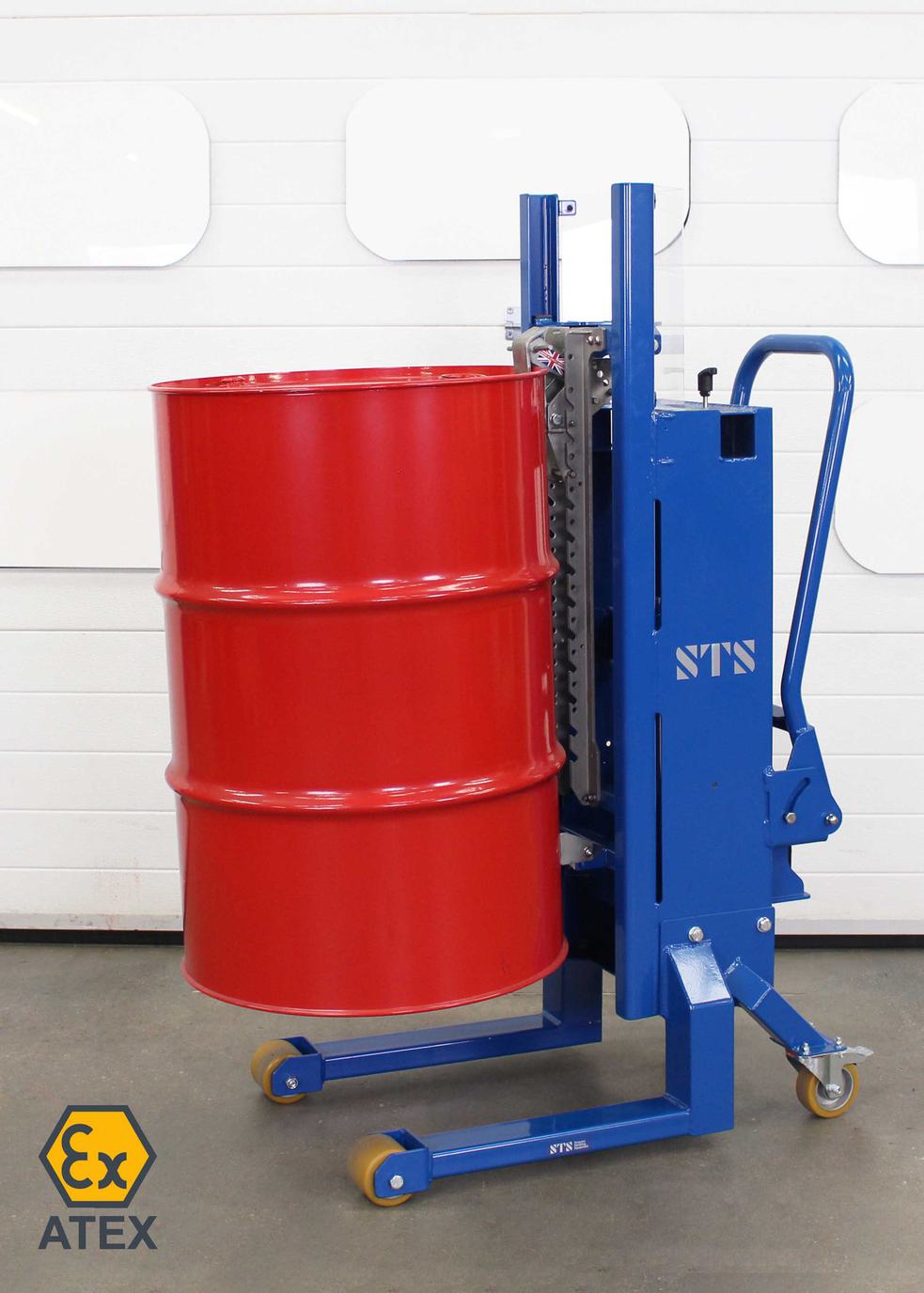 STS Euro Pallet Hydraulic Drum Lifter