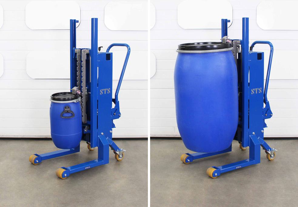 STS Euro Pallet Hydraulic Drum Lifter