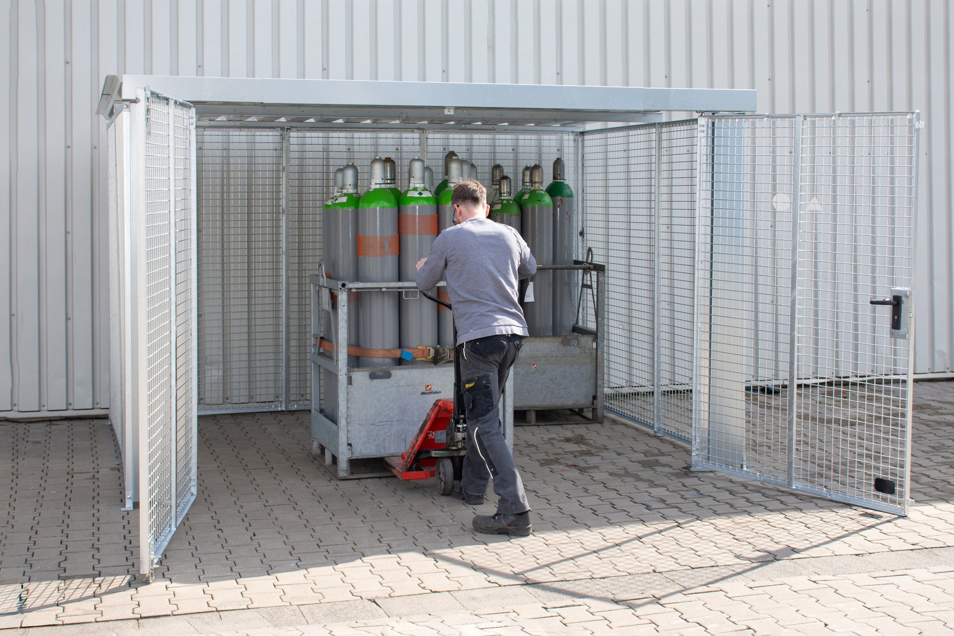 Gas Cylinder Container GFC-M6/D-DF