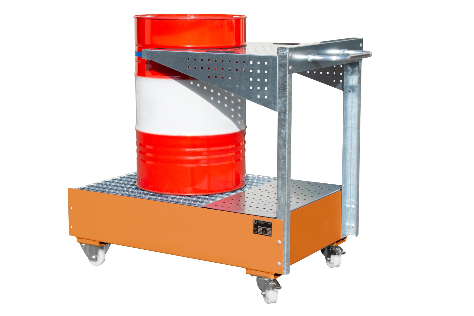 Mobile Sump Tray with Perforated Panel LPW 200-4
