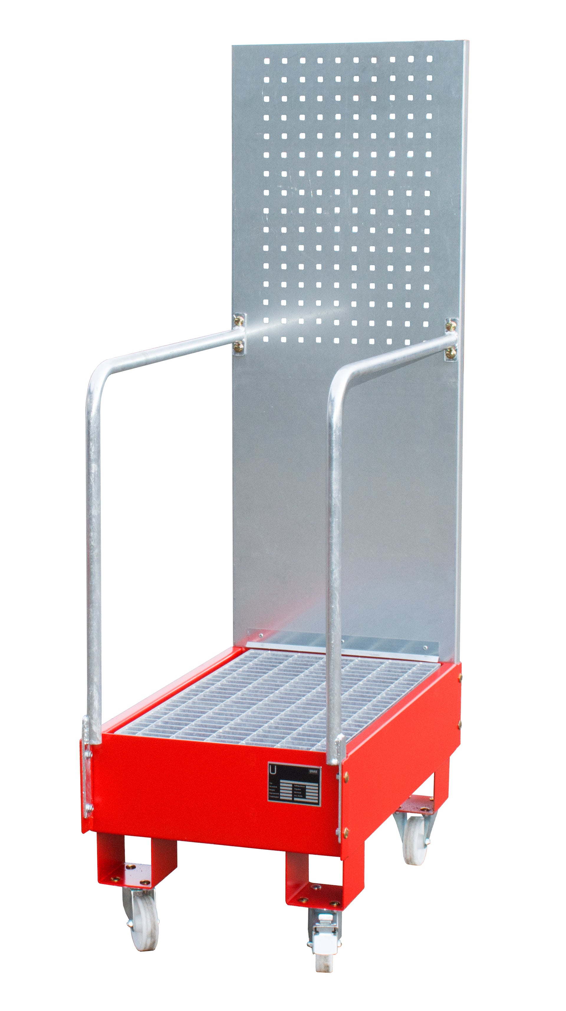 Mobile Sump Tray with Perforated Panel LPW 60-3