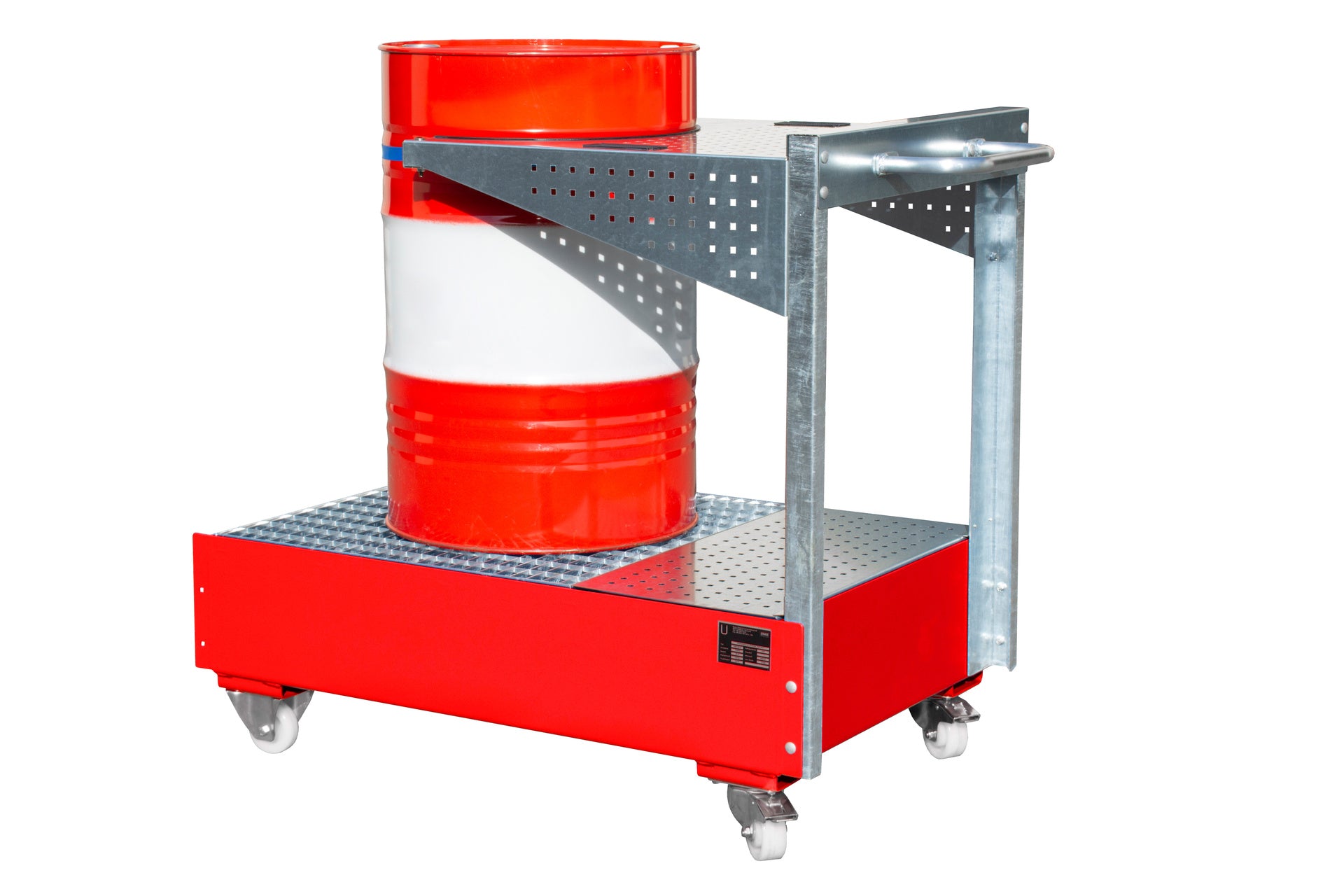 Mobile Sump Tray with Perforated Panel LPW 200-4