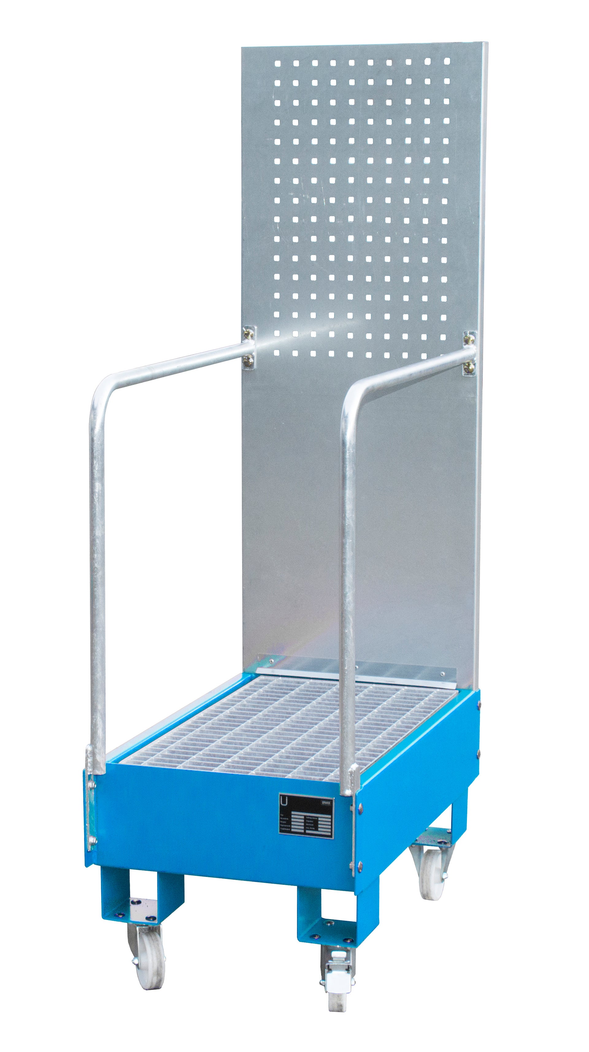 Mobile Sump Tray with Perforated Panel LPW 60-3