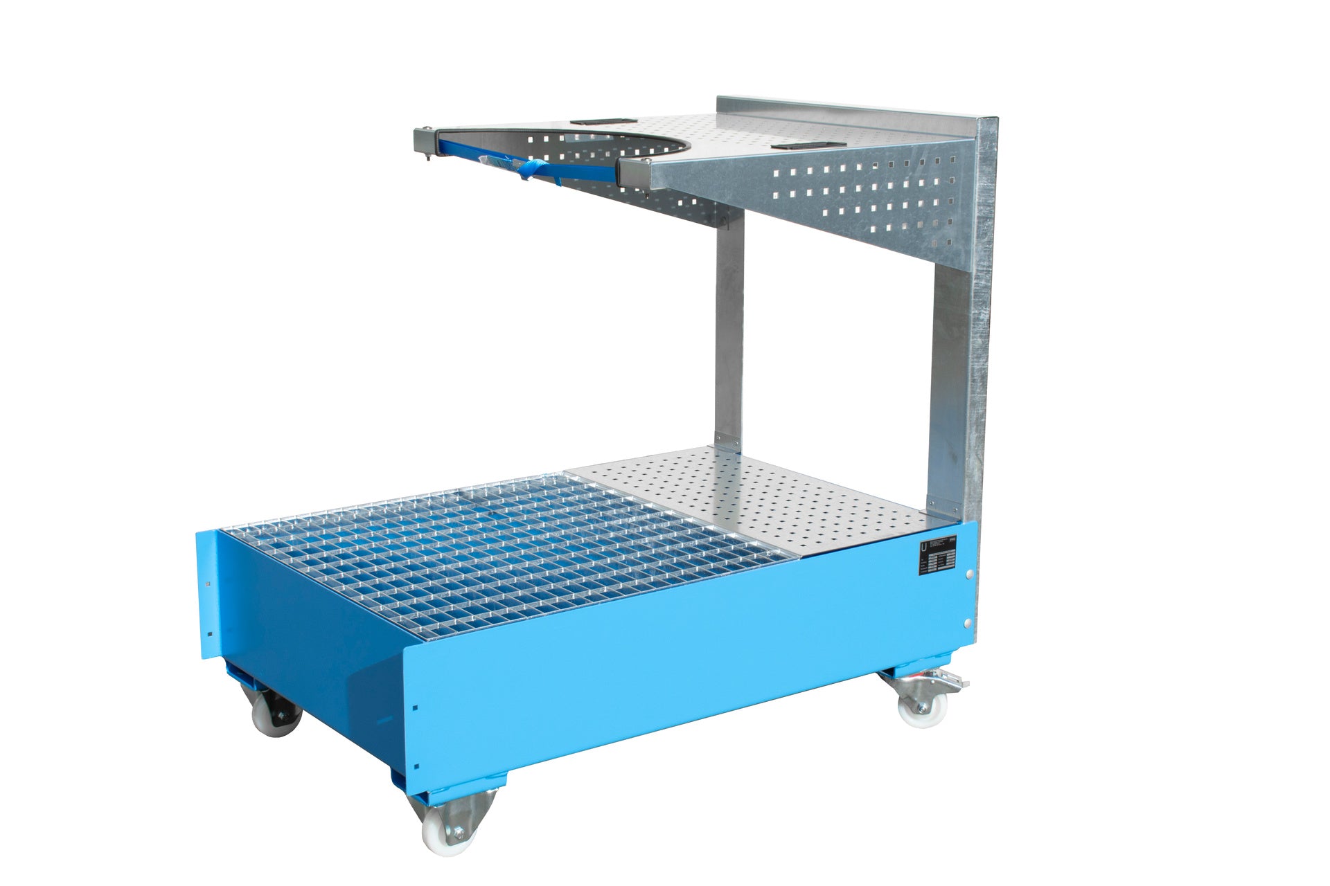 Mobile Sump Tray with Perforated Panel LPW 200-4