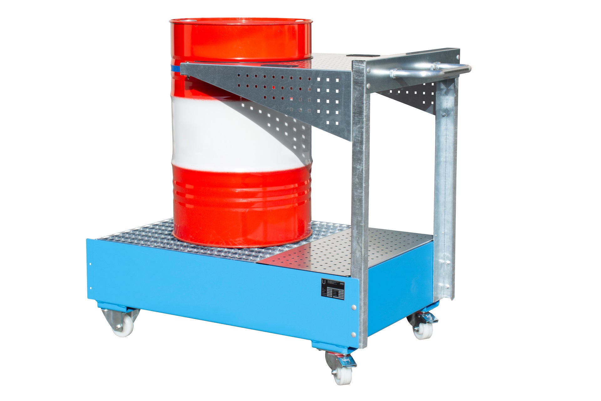 Mobile Sump Tray with Perforated Panel LPW 200-4
