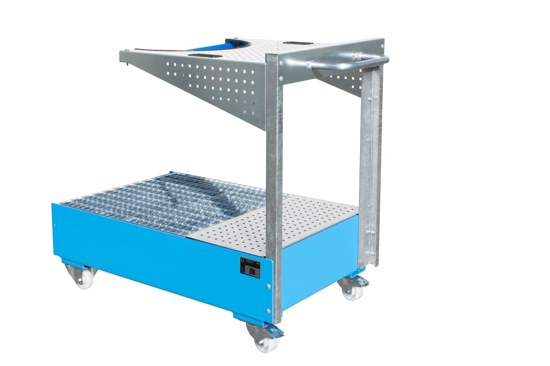 Mobile Sump Tray with Perforated Panel LPW 200-4