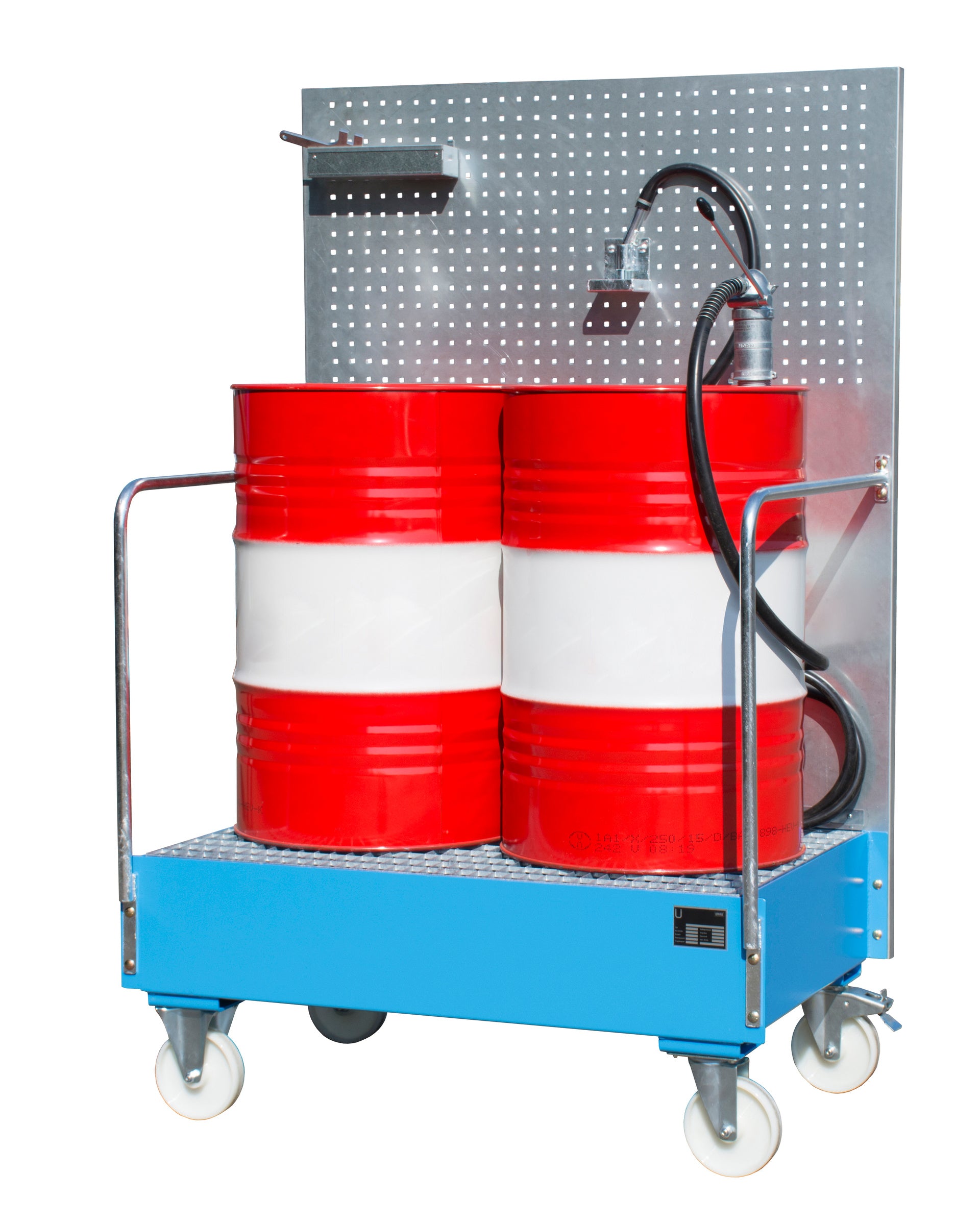 Mobile Sump Tray with Perforated Panel LPW 200-2
