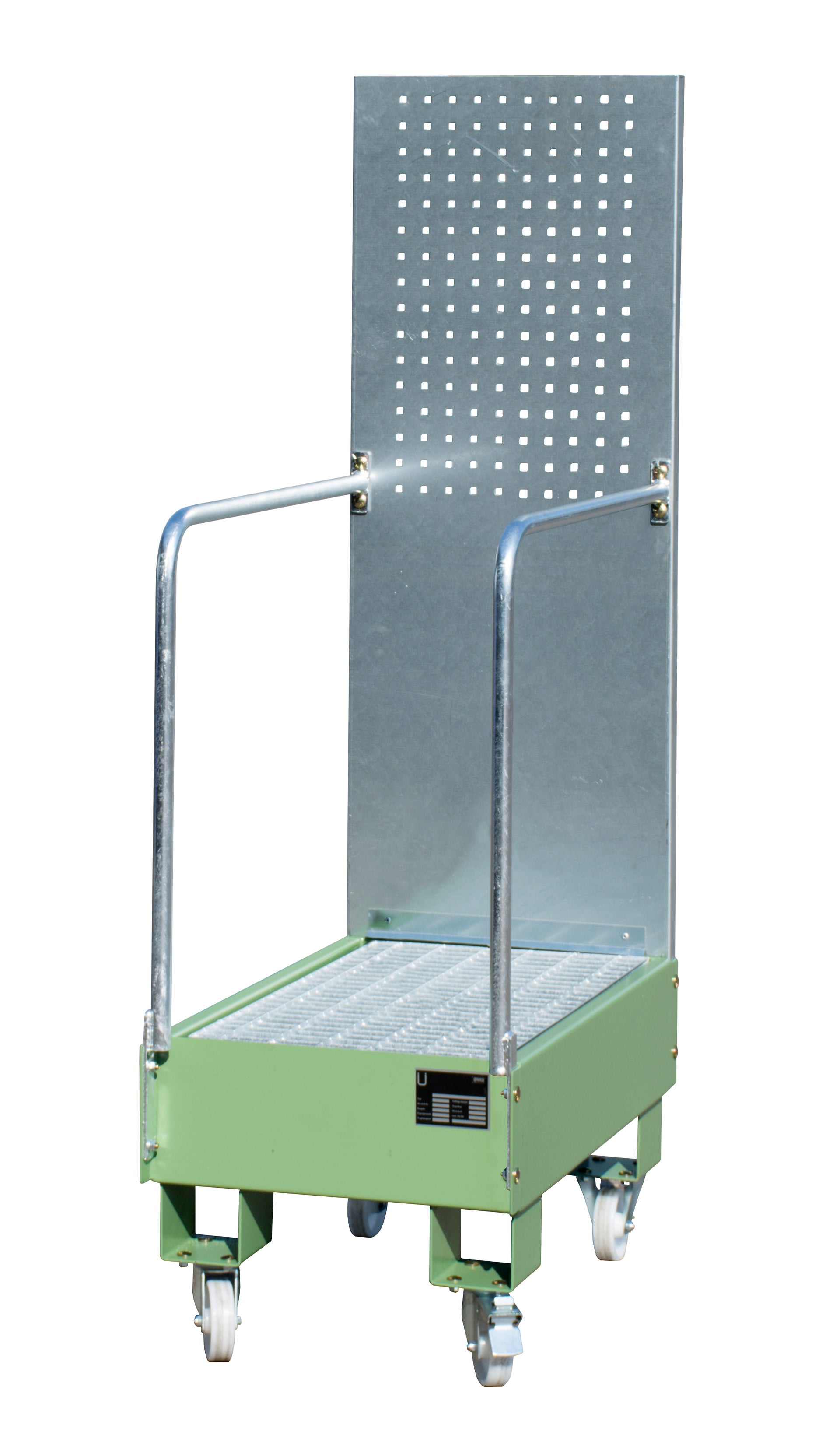 Mobile Sump Tray with Perforated Panel LPW 60-3