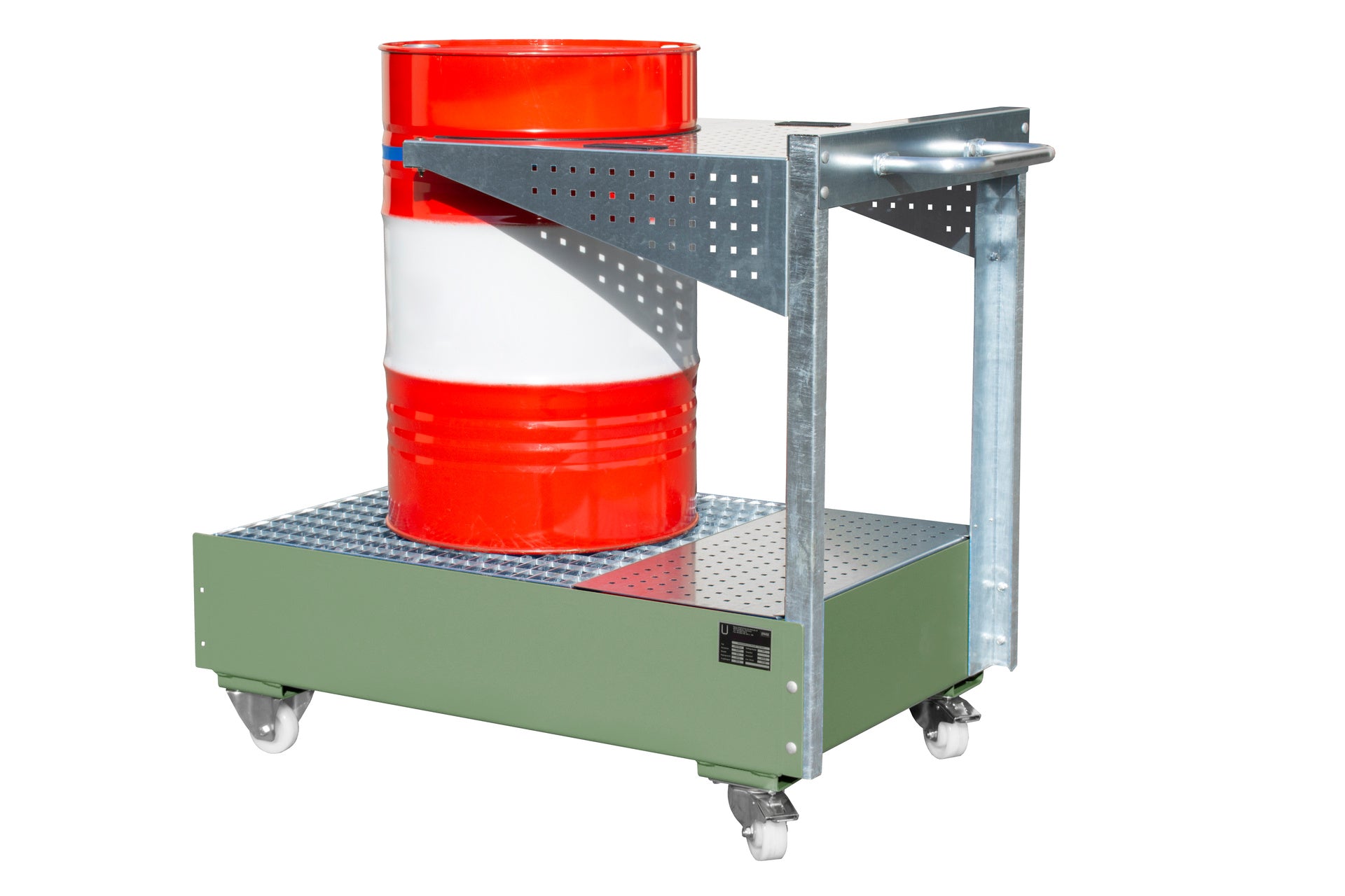 Mobile Sump Tray with Perforated Panel LPW 200-4