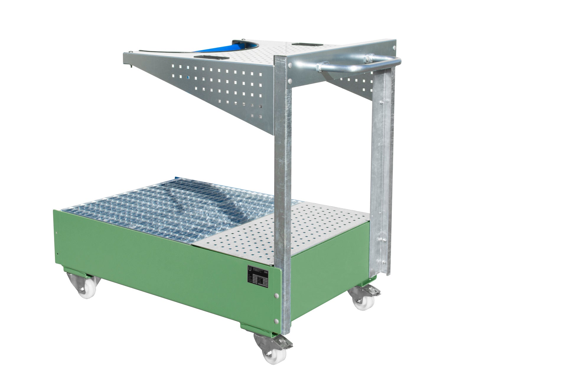 Mobile Sump Tray with Perforated Panel LPW 200-4