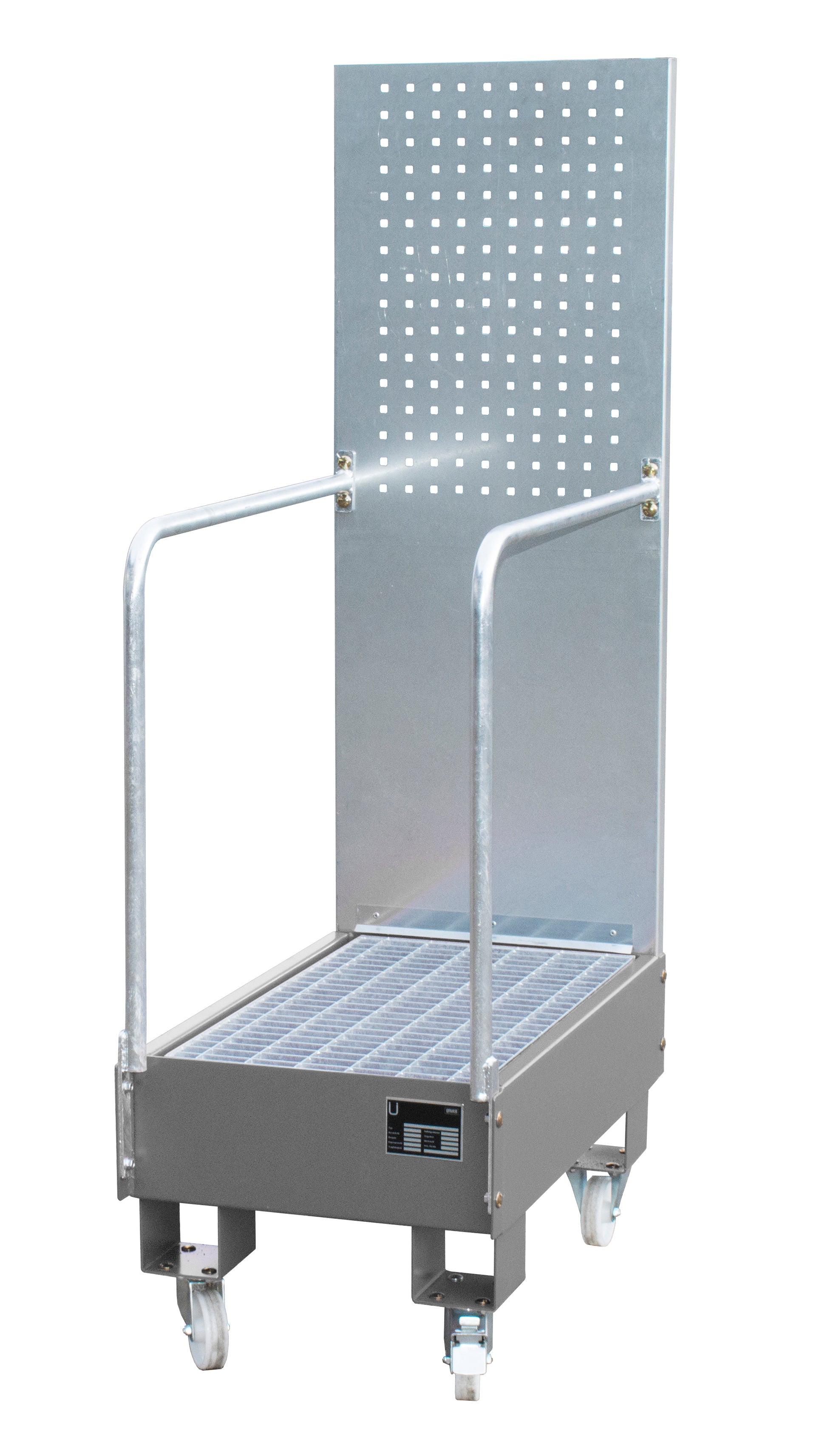 Mobile Sump Tray with Perforated Panel LPW 60-3