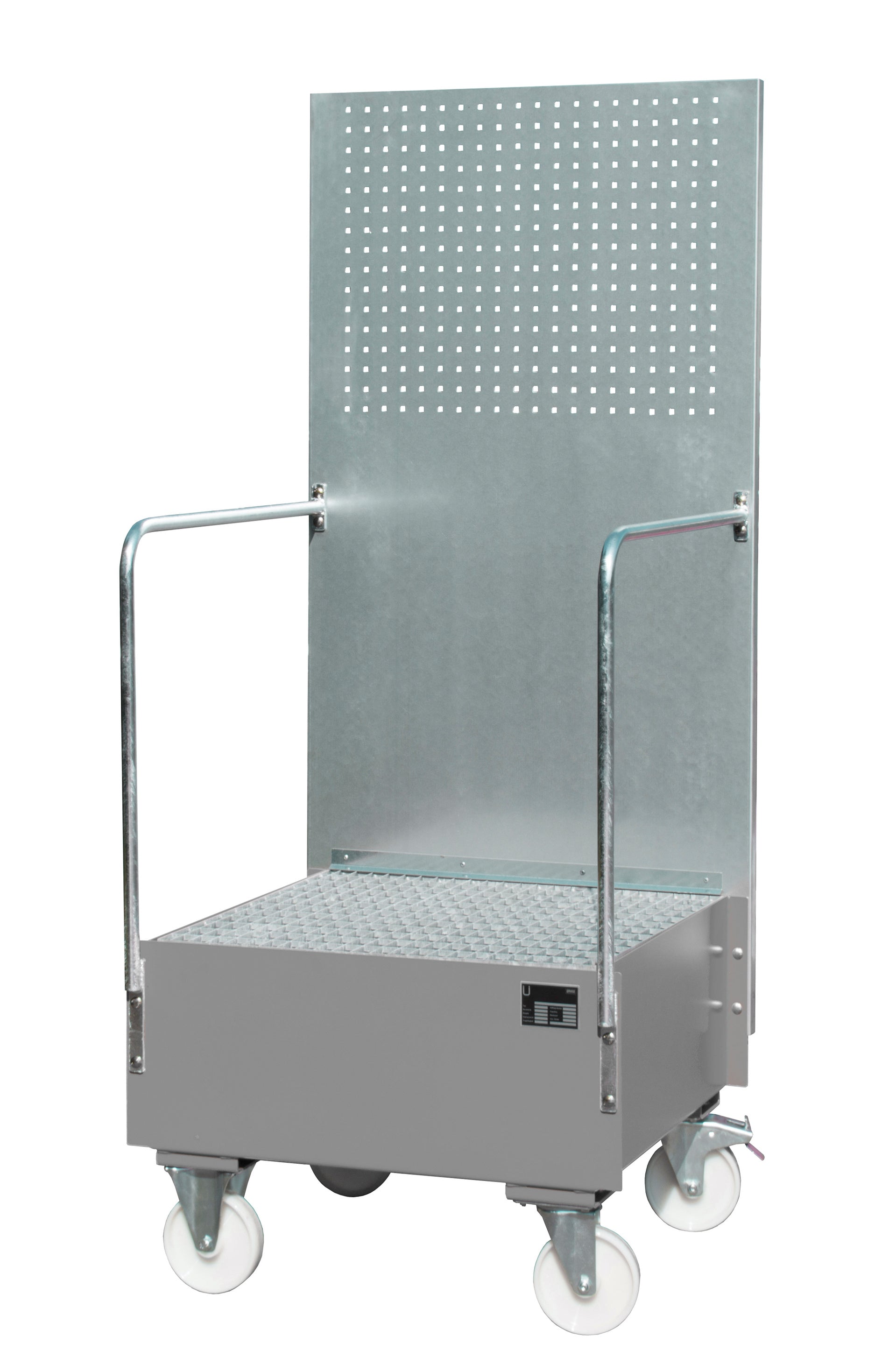 Mobile Sump Tray with Perforated Panel LPW 200-1