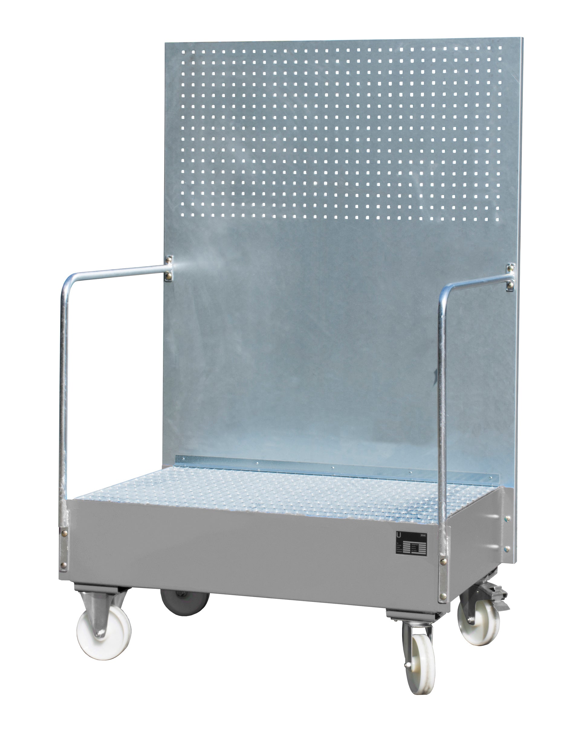 Mobile Sump Tray with Perforated Panel LPW 200-2