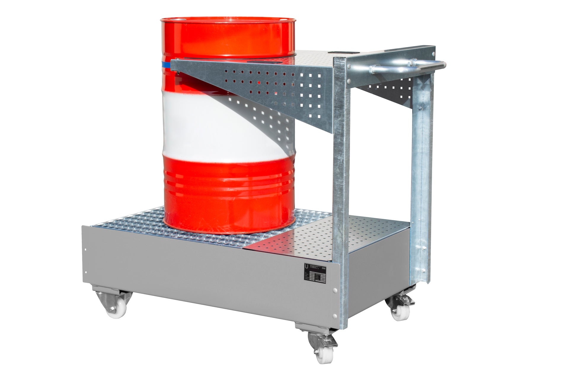Mobile Sump Tray with Perforated Panel LPW 200-4