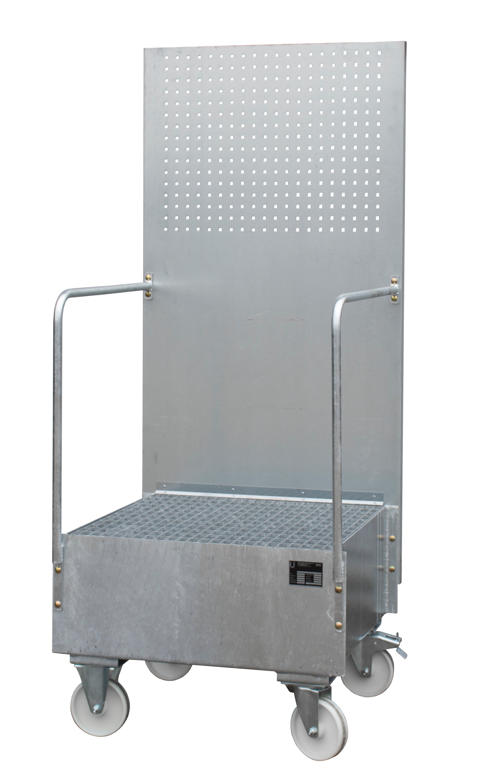 Mobile Sump Tray with Perforated Panel LPW 200-1
