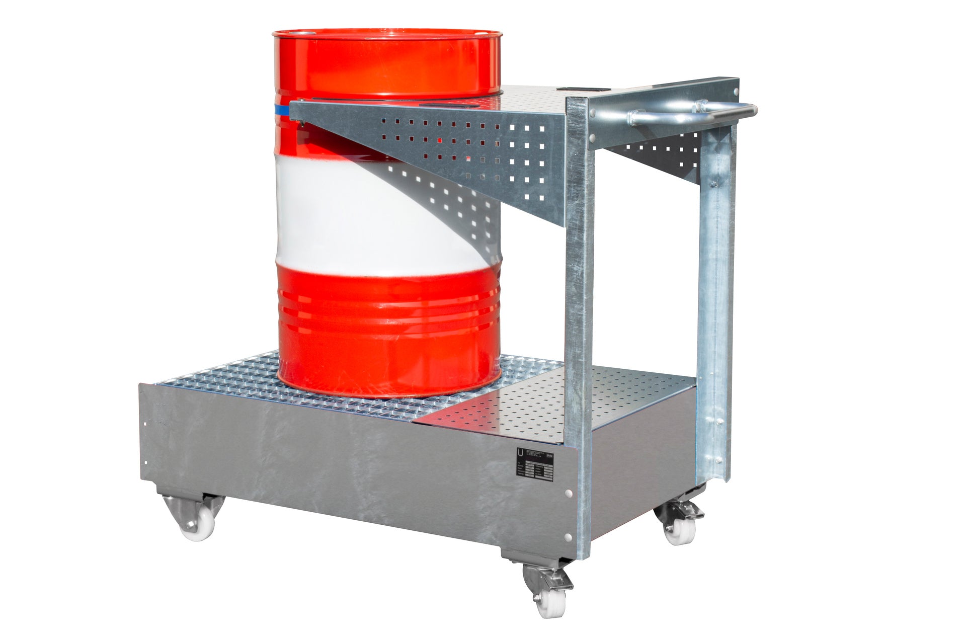 Mobile Sump Tray with Perforated Panel LPW 200-4