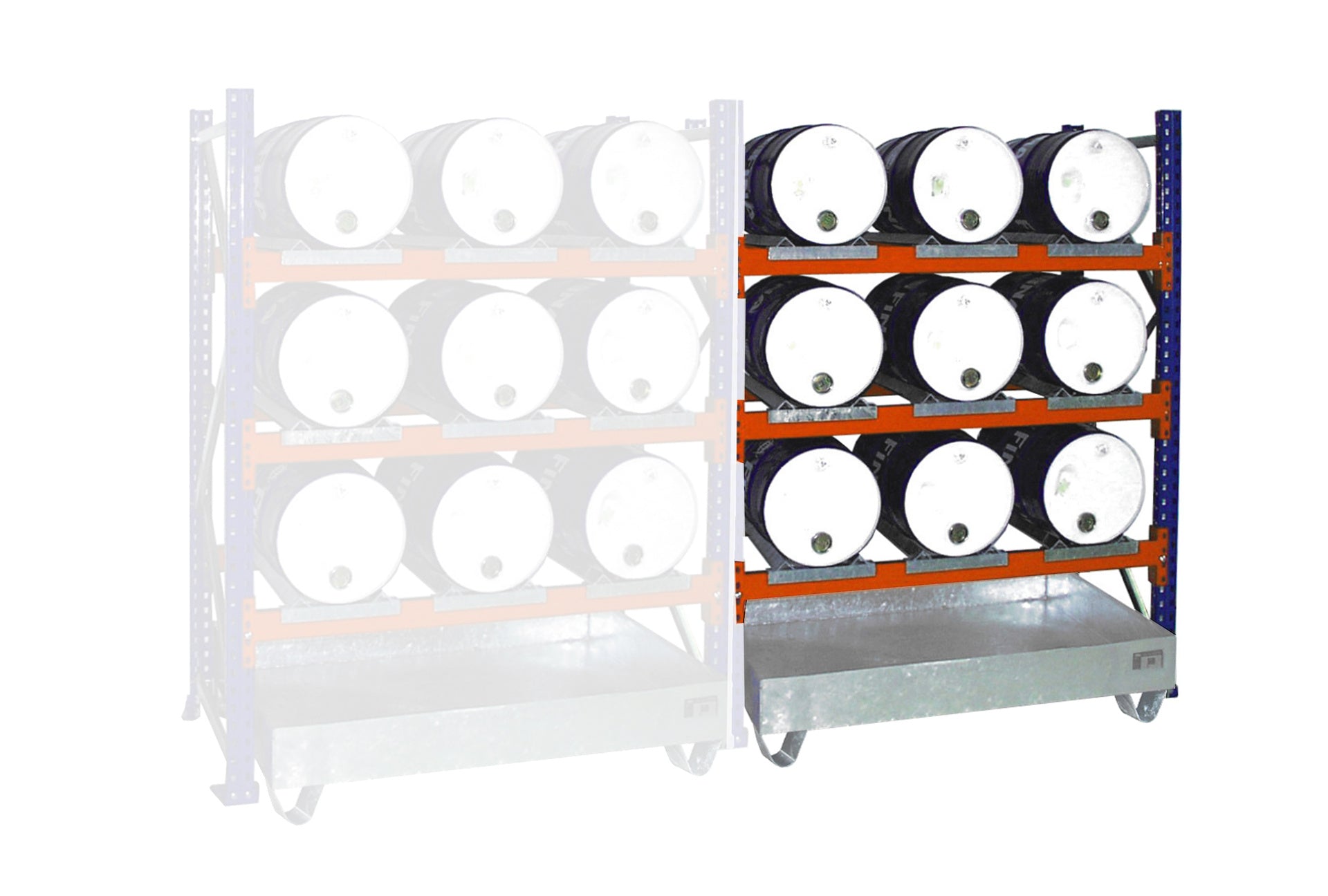 Drum Shelf with Sump Tray 3005