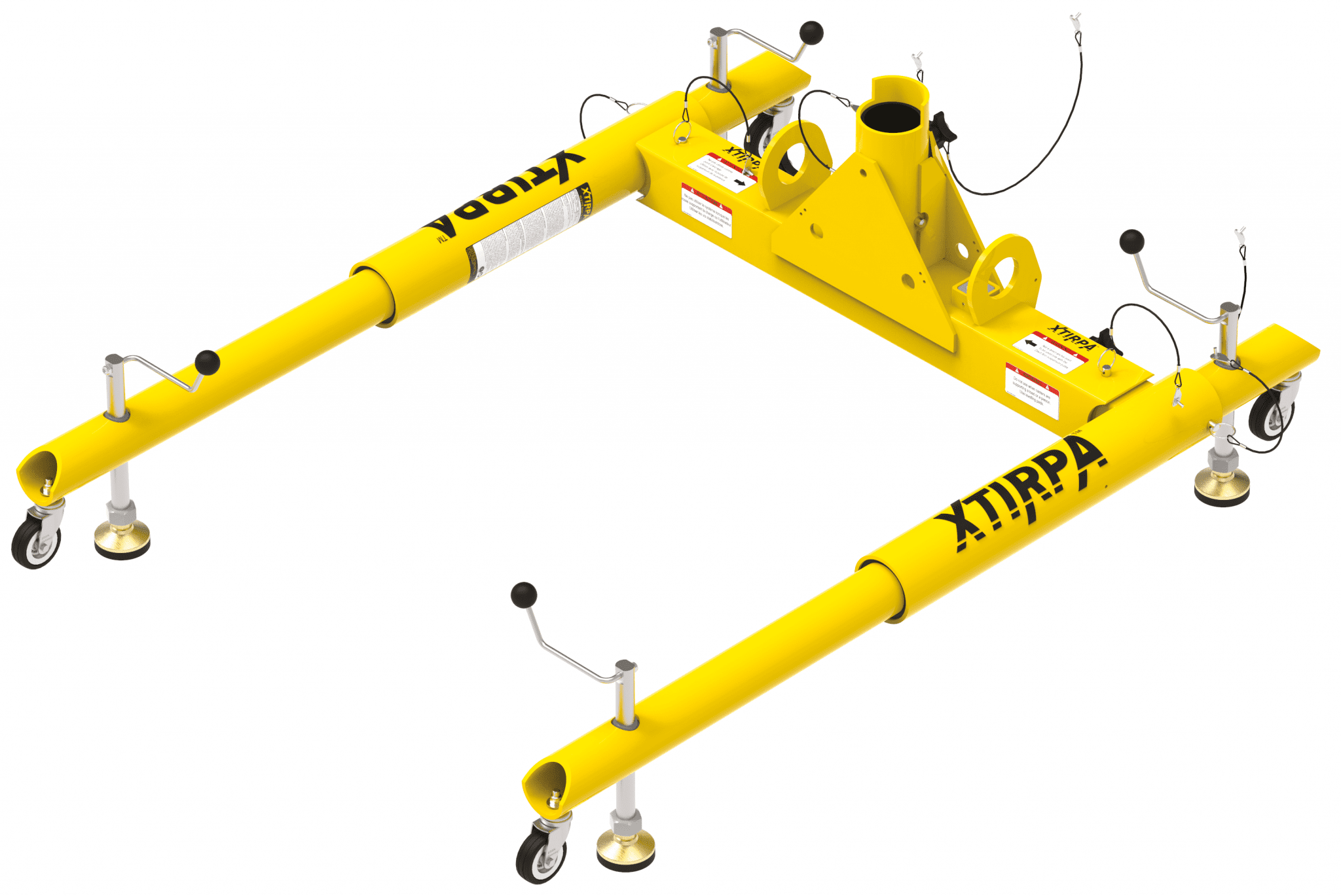 XTIRPA IN 8004 - 610mm (24") Mast-Davit Arm with Mobile "H" Base