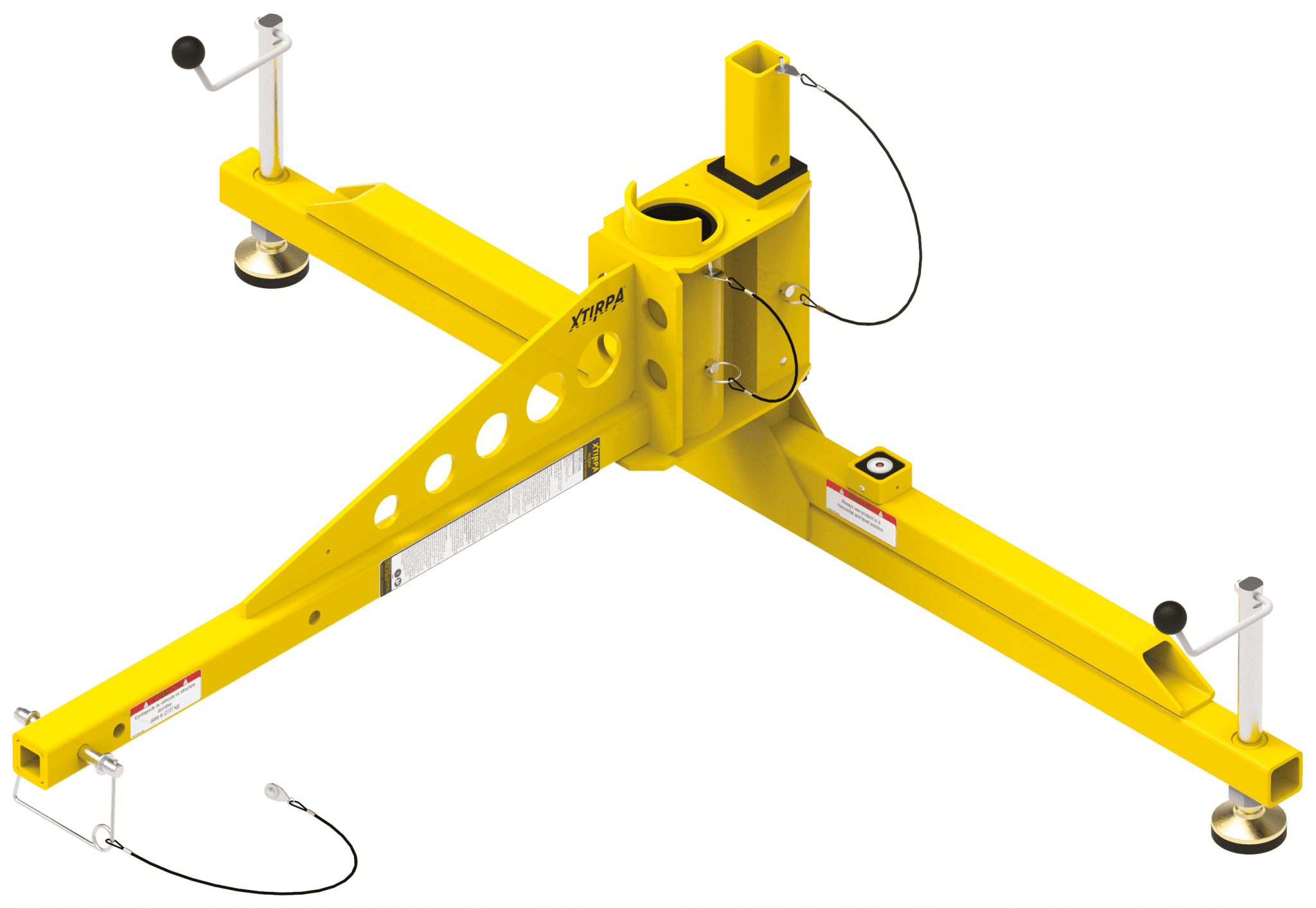 XTIRPA IN 8007 - 610mm (24") Mast-Davit Arm with Stabiliser