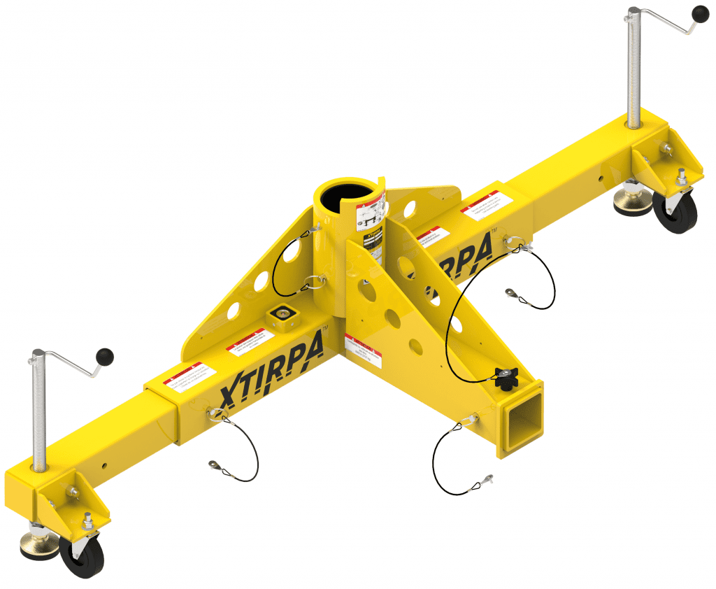 XTIRPA IN 8007 - 610mm (24") Mast-Davit Arm with Counterweight