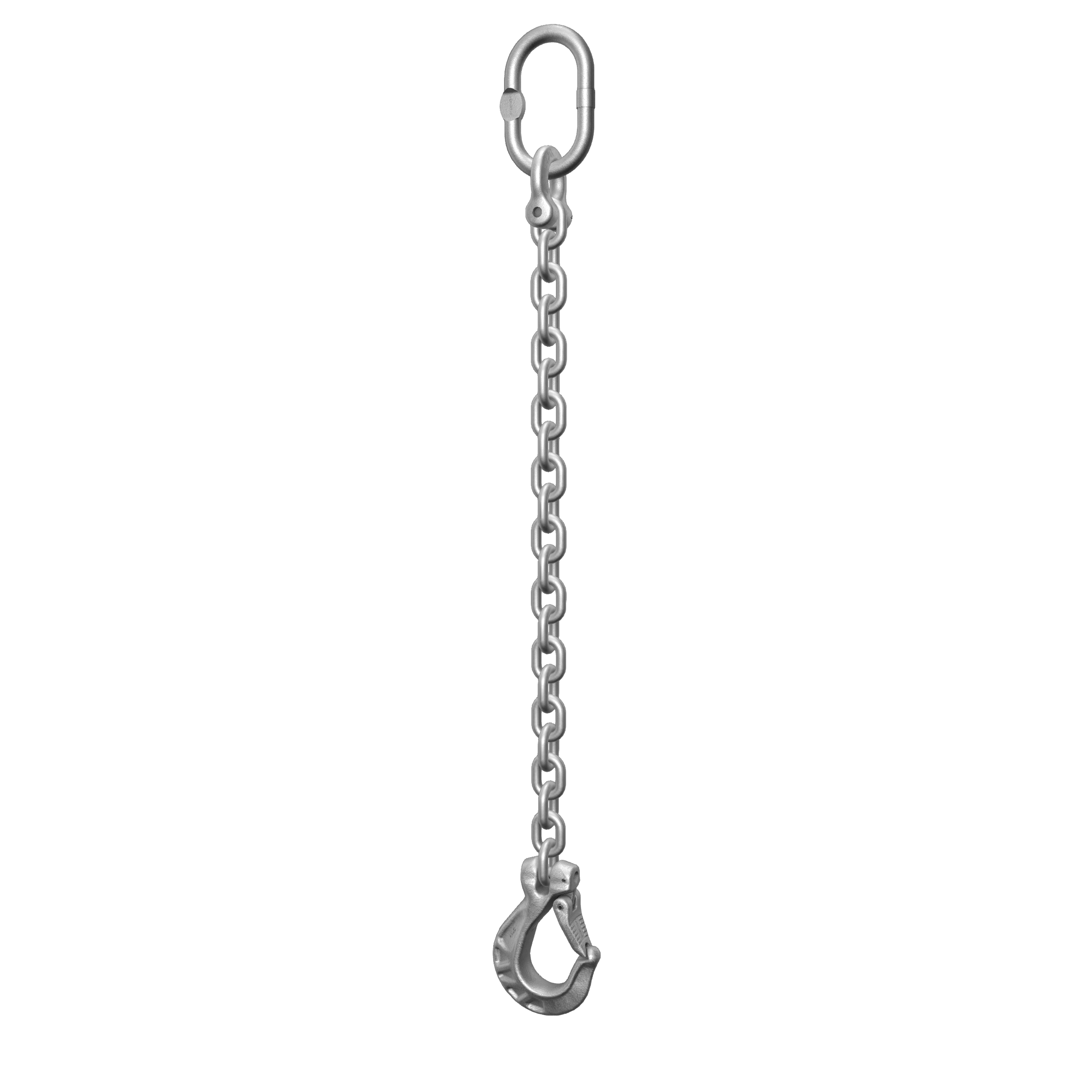 Single-leg Chain Sling - Mechanical assembly w/ Standard Connector - Sling Hook (clevis)