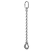 Single-leg Chain Sling - Mechanical assembly w/ Standard Connector - Sling Hook (clevis)