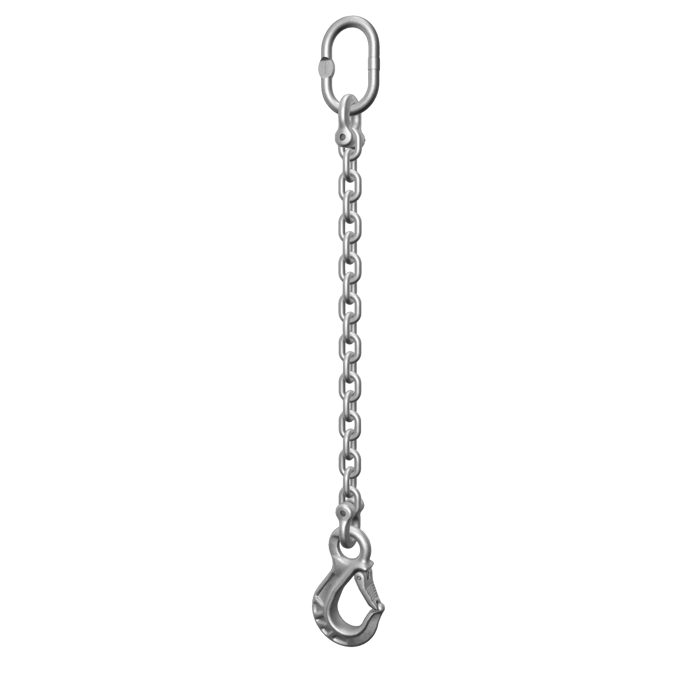Single-leg Chain Sling - Mechanical assembly w/ Standard Connector - Sling Hook (eye)