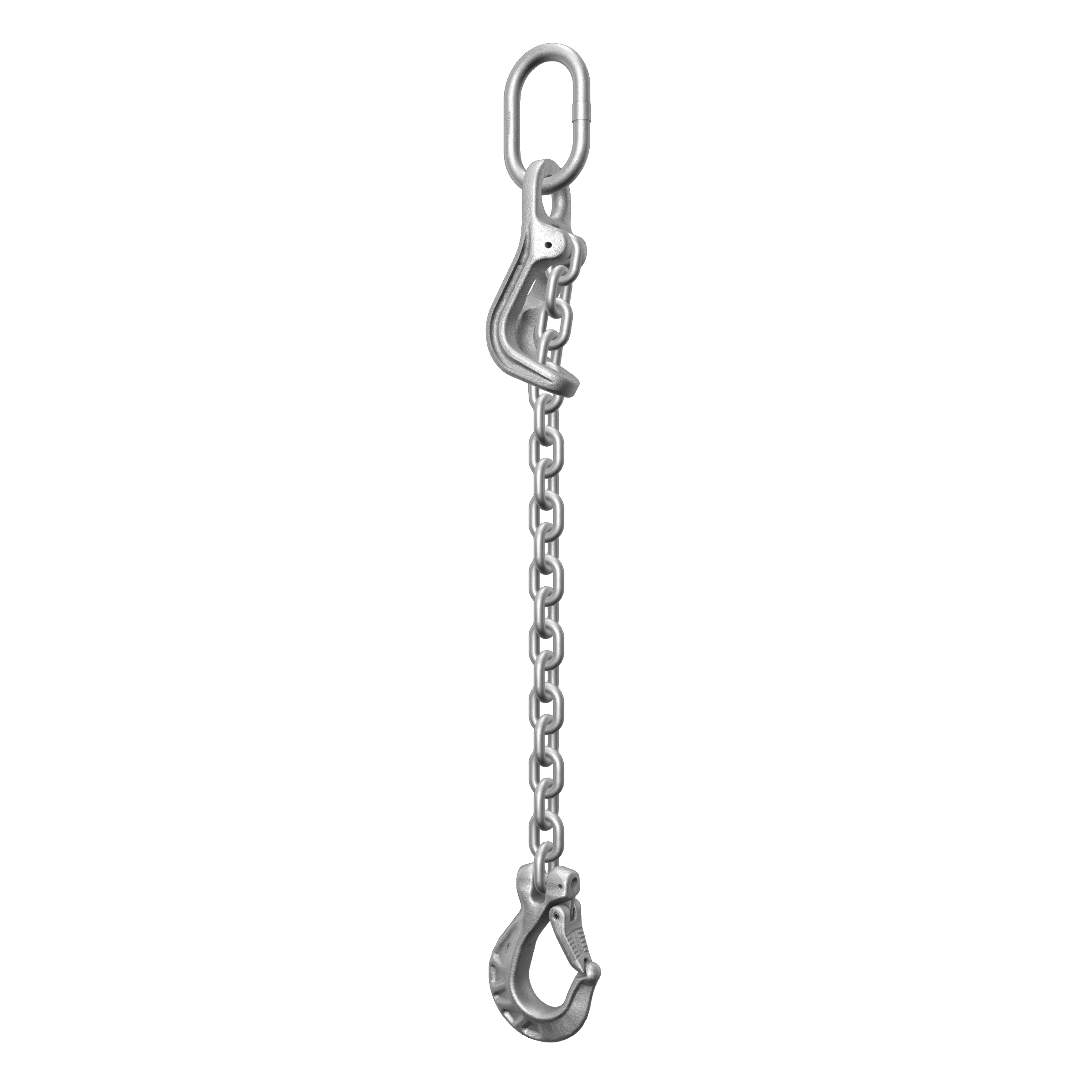 Single-leg Chain Sling - Mechanical assembly w/ cromox® Shortener - Sling Hook (clevis)