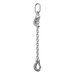 Single-leg Chain Sling - Mechanical assembly w/ cromox® Shortener - Sling Hook (clevis)