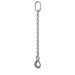 Single-leg Chain Sling - Welded - Safety (Self-locking) Hook (eye)