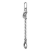 Single-leg Chain Sling - Mechanical assembly w/ cromox® Shortener - Safety (Self-locking) Hook (clevis)