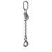 Single-leg Chain Sling - Mechanical assembly w/ cromox® Shortener - Safety (Self-locking) Hook (eye)