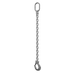 Single-leg Chain Sling - Mechanical assembly w/ Connecting Link - Sling Hook (clevis)