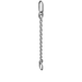 Single-leg Chain Sling - Mechanical assembly w/ Connecting Link - Master Link