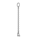 Single-leg Chain Sling - Mechanical assembly w/ Connecting Link - D-Shackle