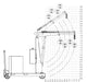 LOAD CHART WITH STANDARD ARM 1000 KG CRANE GZ1000BSER