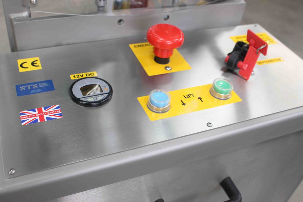 STS Universal Drum Rotator/Tipper (Electric) Stainless Steel