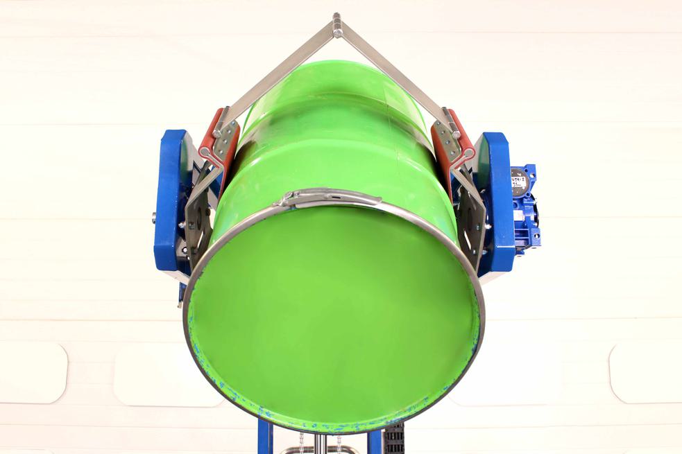 STS Power Drive Power Clamp Drum Rotator/Tipper (Pneumatic)