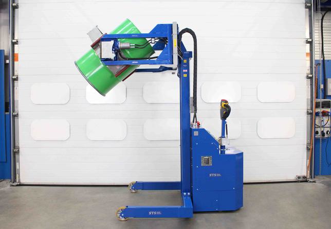 STS Power Drive Power Clamp Drum Rotator/Tipper (Pneumatic)