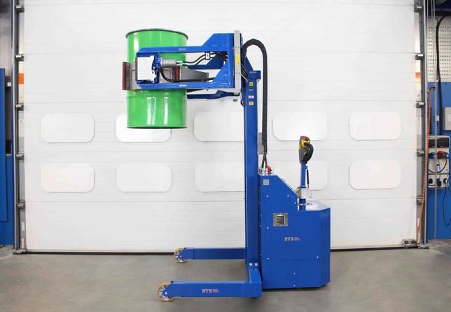 STS Power Drive Power Clamp Drum Rotator/Tipper (Pneumatic)