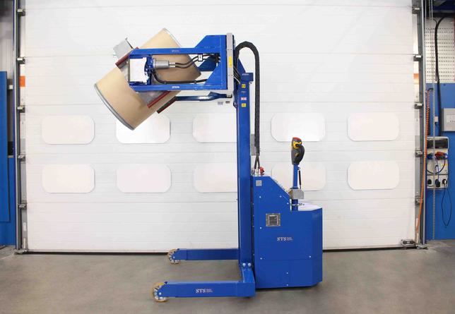 STS Power Drive Power Clamp Drum Rotator/Tipper (Pneumatic)