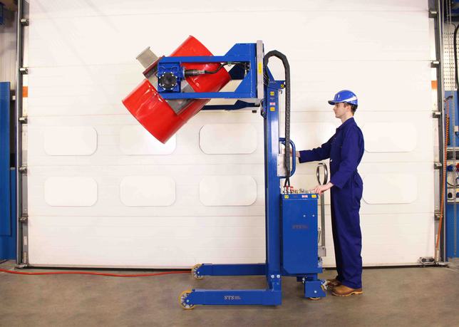 STS Power Clamp Drum Rotator/Tipper (Pneumatic)